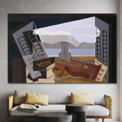 La Finestra Aperta Juan Gris jgr70 quadro stampato su tela