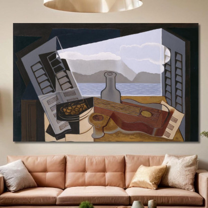 La Finestra Aperta Juan Gris jgr70 quadro stampato su tela