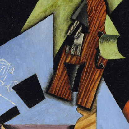 Violino E Carte Da Gioco Su Un Tavolo Juan Gris jgr77 quadro stampato su tela