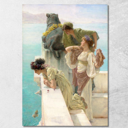 Un Segno Di Vantaggio Lawrence Alma-Tadema lat2 quadro stampato su tela