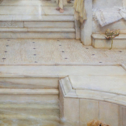 Una Consuetudine Preferita Lawrence Alma-Tadema lat3 quadro stampato su tela