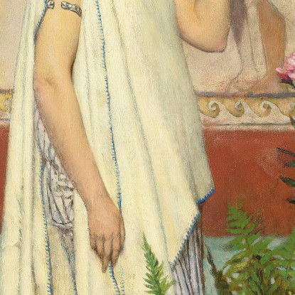 Una Donna Greca Lawrence Alma-Tadema lat4 quadro stampato su tela