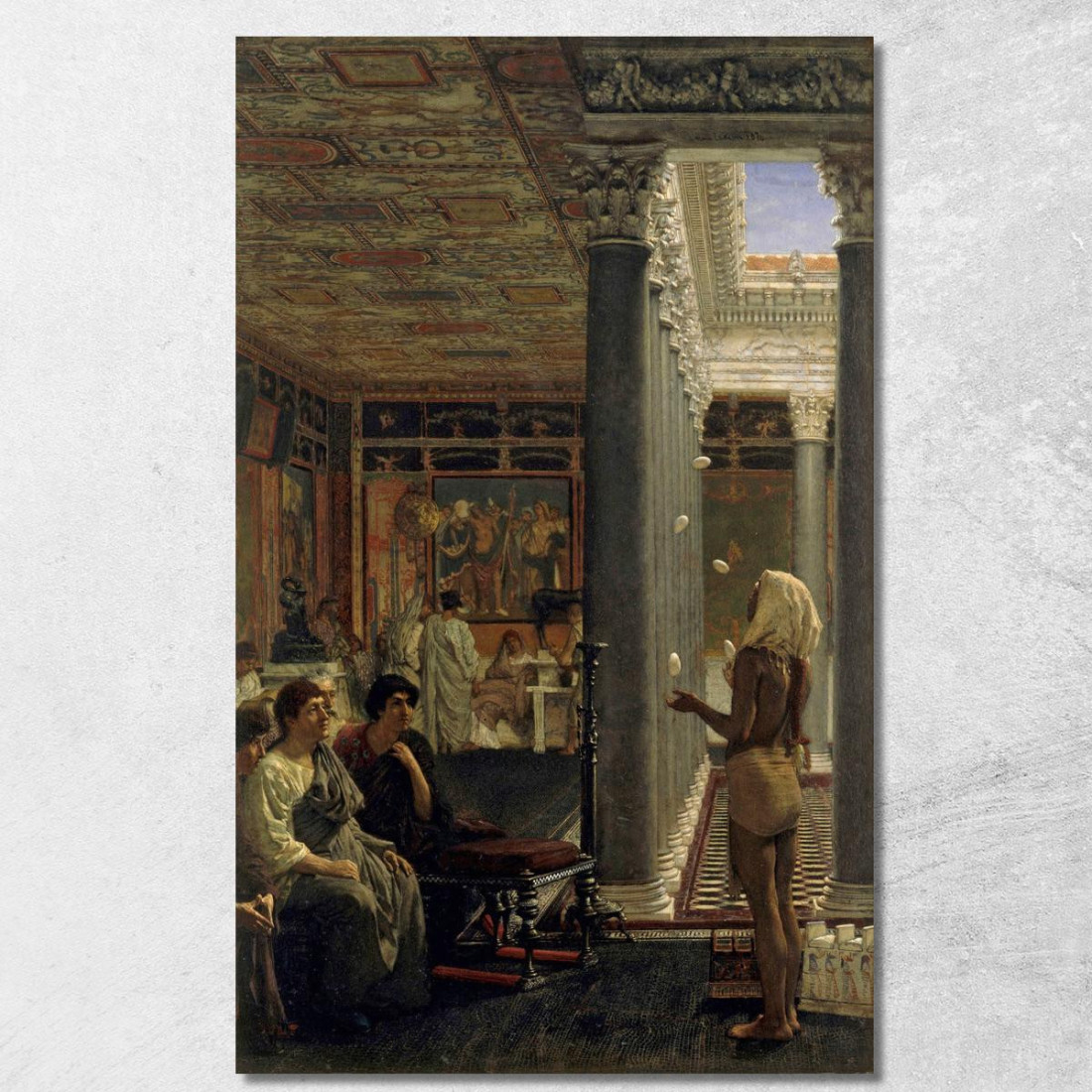 Un Giocoliere Lawrence Alma-Tadema lat5 quadro stampato su tela