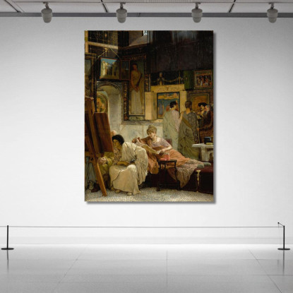 Una Galleria Di Immagini Lawrence Alma-Tadema lat6 quadro stampato su tela