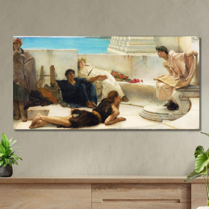 Una Lettura Da Omero Lawrence Alma-Tadema lat7 quadro stampato su tela