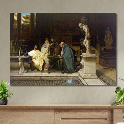 Un Amante Dell'Arte Lawrence Alma-Tadema lat10 quadro stampato su tela