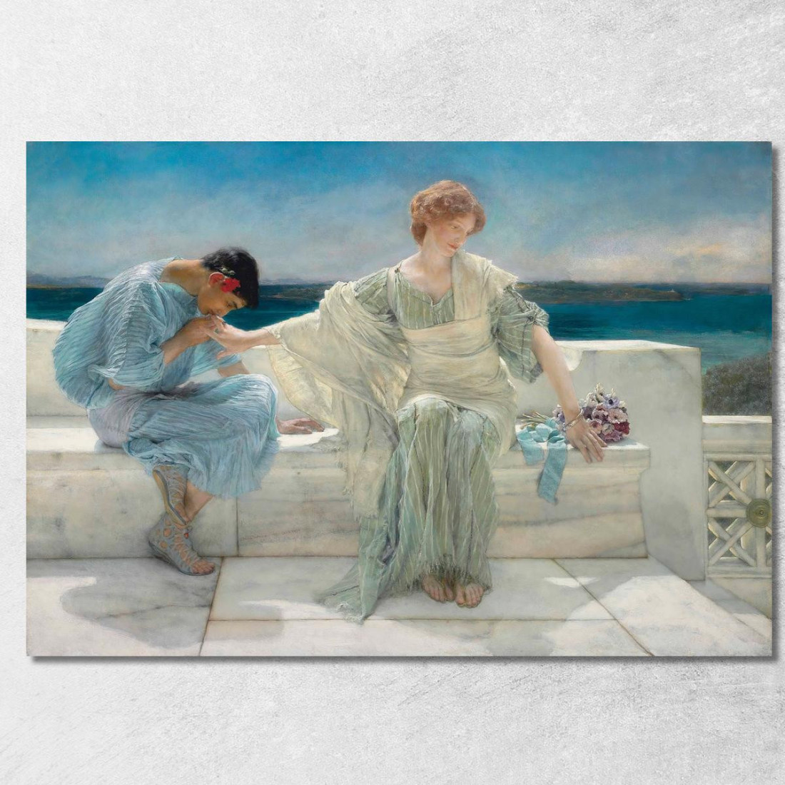 Non Chiedermi Altro Lawrence Alma-Tadema lat14 quadro stampato su tela