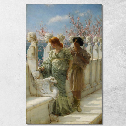 Generazioni Passate E Presenti Lawrence Alma-Tadema lat29 quadro stampato su tela