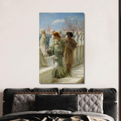 Generazioni Passate E Presenti Lawrence Alma-Tadema lat29 quadro stampato su tela