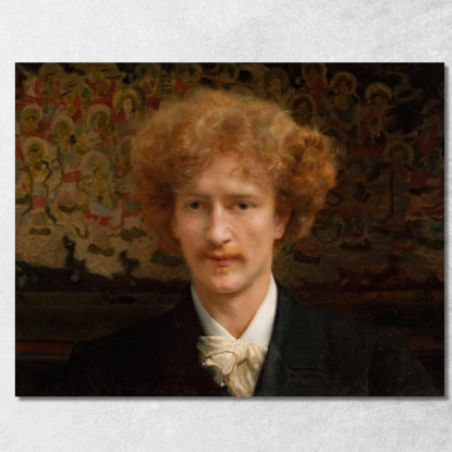 Ritratto Di Ignacy Jan Paderewski Lawrence Alma-Tadema lat31 quadro stampato su tela