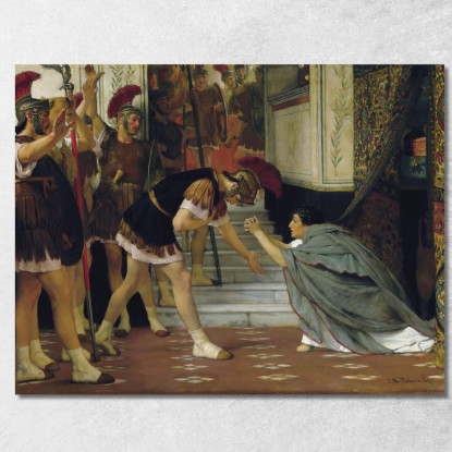 Proclamazione Di Claudio Imperatore Opus Xlviii Lawrence Alma-Tadema lat33 quadro stampato su tela