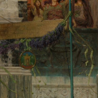 Primavera Lawrence Alma-Tadema lat36 quadro stampato su tela