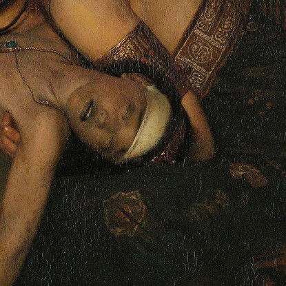 La Morte Del Figlio Primogenito Del Faraone Lawrence Alma-Tadema lat40 quadro stampato su tela