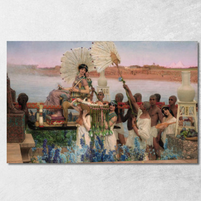 Il Ritrovamento Di Mosè Lawrence Alma-Tadema lat43 quadro stampato su tela