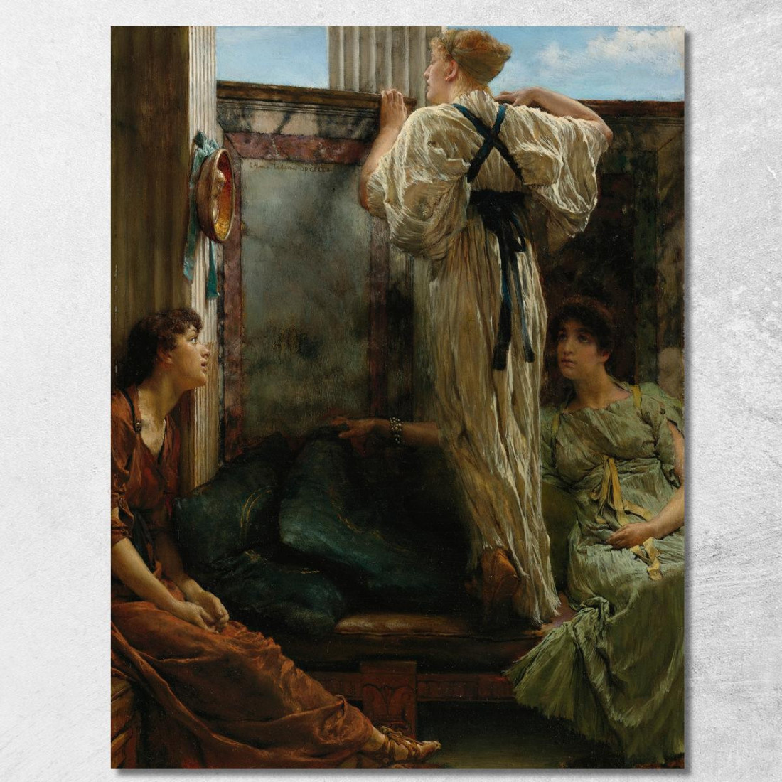 Chi È Lawrence Alma-Tadema lat49 quadro stampato su tela