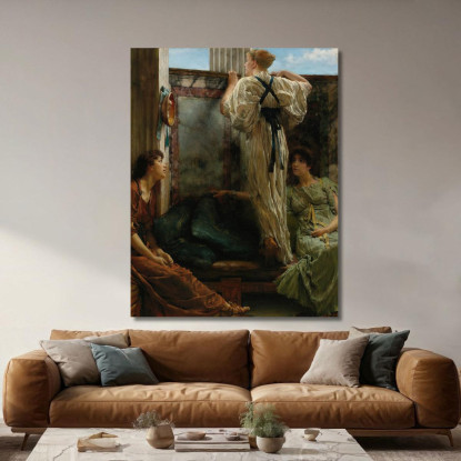 Chi È Lawrence Alma-Tadema lat49 quadro stampato su tela