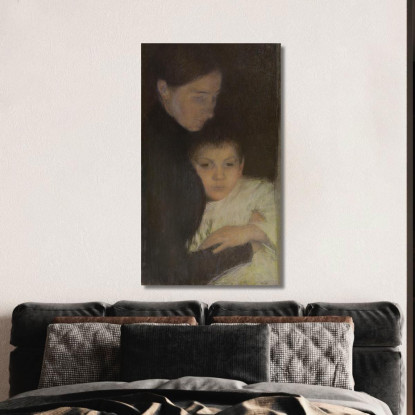 Donna E Bambino Pascal Dagnan Bouveret pdb12 quadro stampato su tela