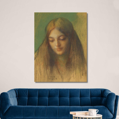 Studio Della Madonna Per La Consolatrice Degli Afflitti Pascal Dagnan Bouveret pdb17 quadro stampato su tela