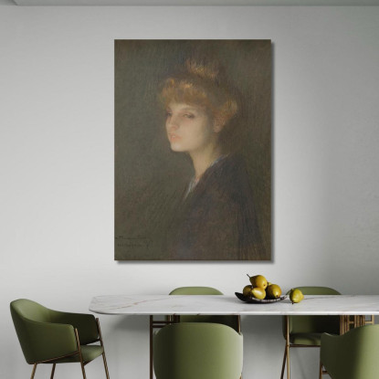 Ritratto Di Una Donna Pascal Dagnan Bouveret pdb23 quadro stampato su tela