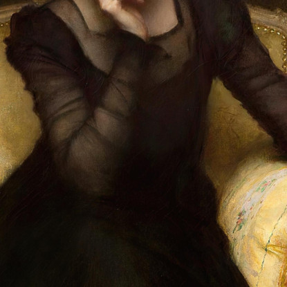 Ritratto Di Donna Elegante Pascal Dagnan Bouveret pdb24 quadro stampato su tela