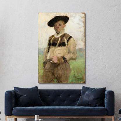 Ritratto Di Jules-Alexis Muenier Pascal Dagnan Bouveret pdb28 quadro stampato su tela