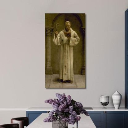 Santo Herbland Pascal Dagnan Bouveret pdb30 quadro stampato su tela
