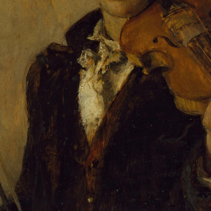 Il Musicista Pascal Dagnan Bouveret pdb34 quadro stampato su tela