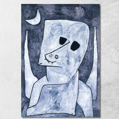 Angelo Richiedente Paul Klee pkl4 quadro stampato su tela