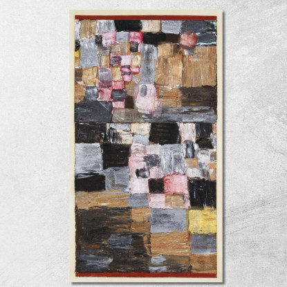 Ascesa Di Una Città Paul Klee pkl6 quadro stampato su tela