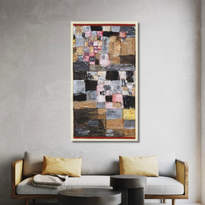 Ascesa Di Una Città Paul Klee pkl6 quadro stampato su tela