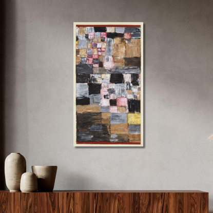 Ascesa Di Una Città Paul Klee pkl6 quadro stampato su tela