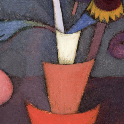 Fiore D'Autunno Paul Klee pkl7 quadro stampato su tela