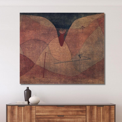 Evoluzione Aviatica Paul Klee pkl8 quadro stampato su tela