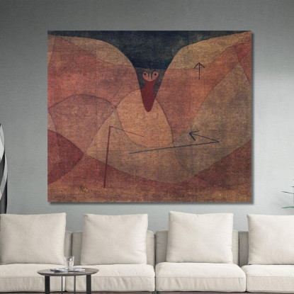 Evoluzione Aviatica Paul Klee pkl8 quadro stampato su tela