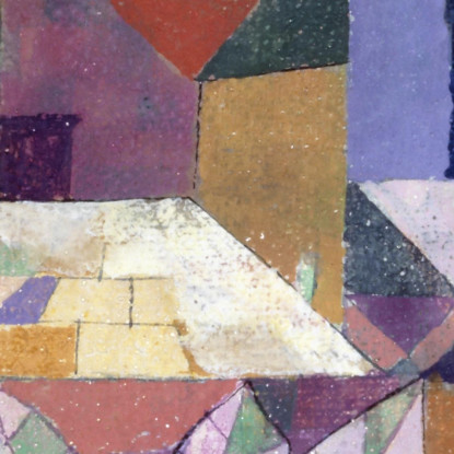 Burggarten Paul Klee pkl17 quadro stampato su tela