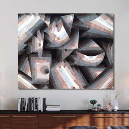 Gradazione Cristallina Paul Klee pkl25 quadro stampato su tela