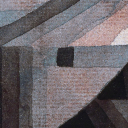 Gradazione Cristallina Paul Klee pkl25 quadro stampato su tela