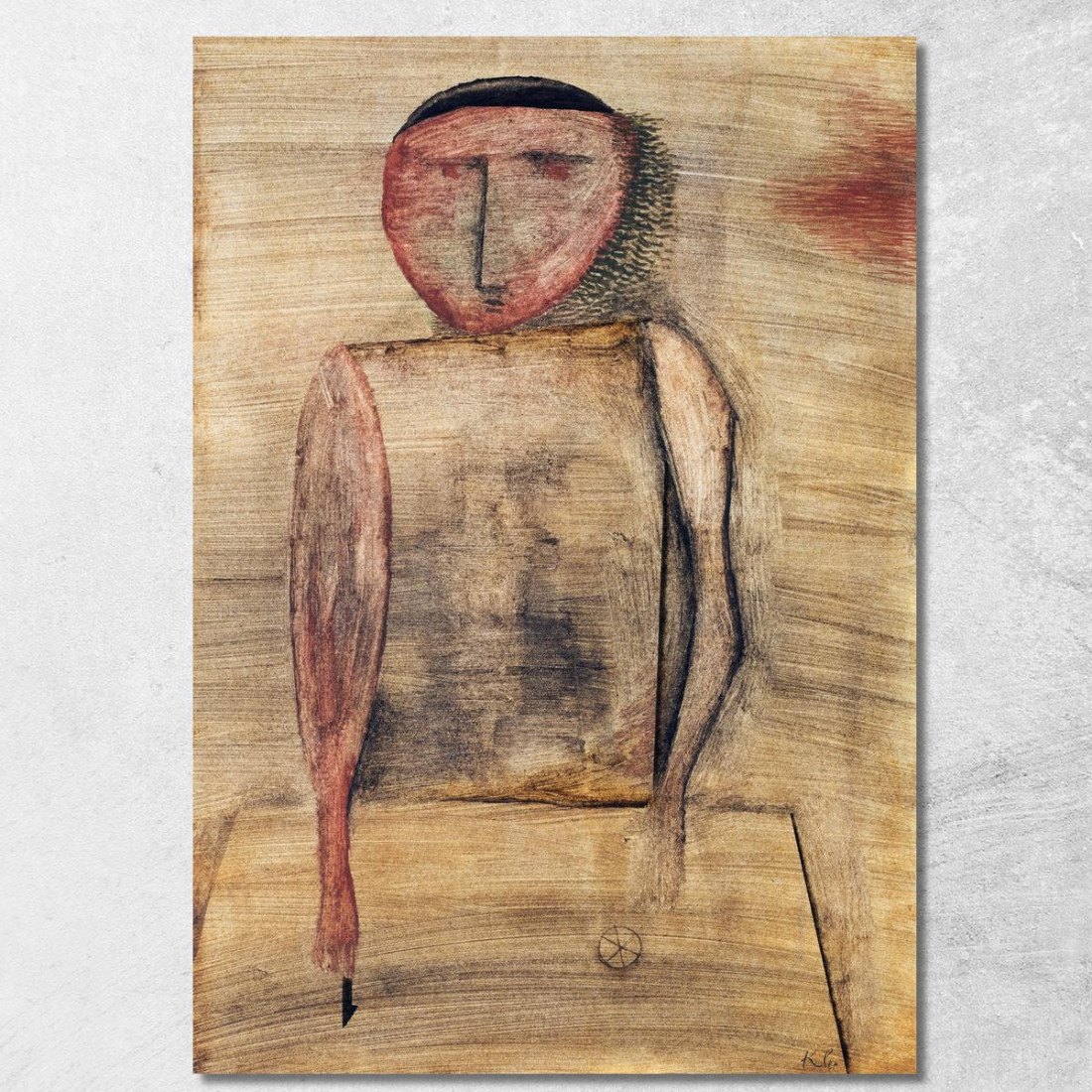 Medico Paul Klee pkl26 quadro stampato su tela