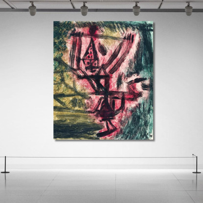 Feuer Clown I Paul Klee pkl31 quadro stampato su tela