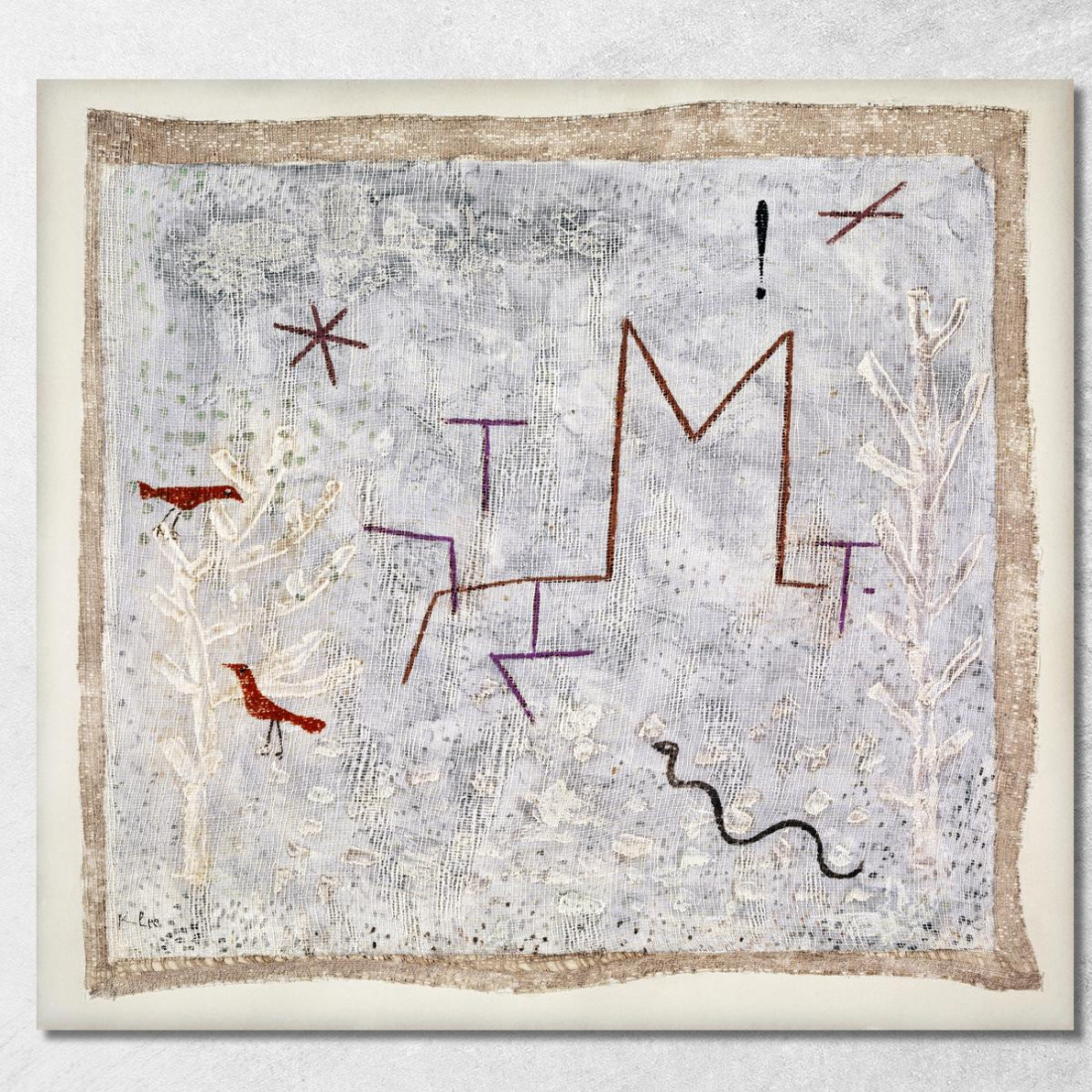 Cancello Da Giardino K Paul Klee pkl34 quadro stampato su tela