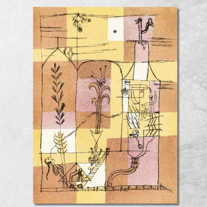 Nello Spirito Di Hoffmann Paul Klee pkl42 quadro stampato su tela