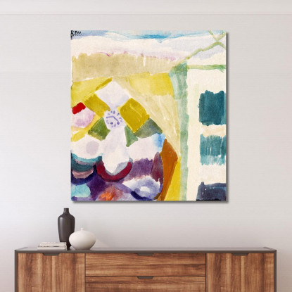 Interno Con L'Orologio Paul Klee pkl43 quadro stampato su tela