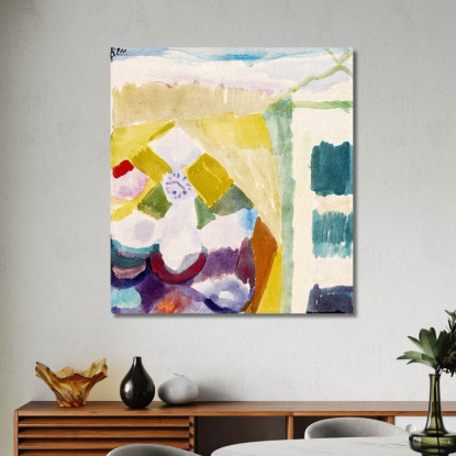 Interno Con L'Orologio Paul Klee pkl43 quadro stampato su tela