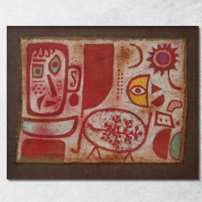 Rausch Paul Klee pkl44 quadro stampato su tela