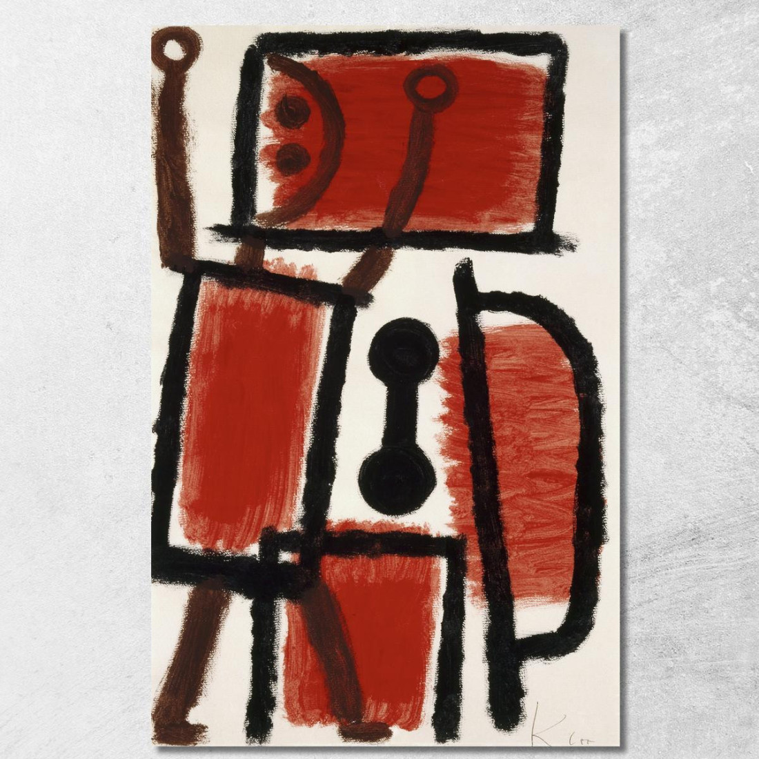 Fabbro Paul Klee pkl52 quadro stampato su tela