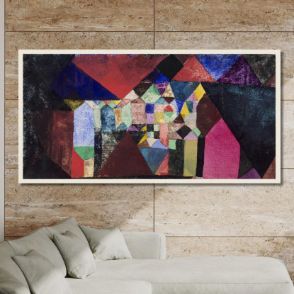 Gioiello Comunale Paul Klee pkl56 quadro stampato su tela