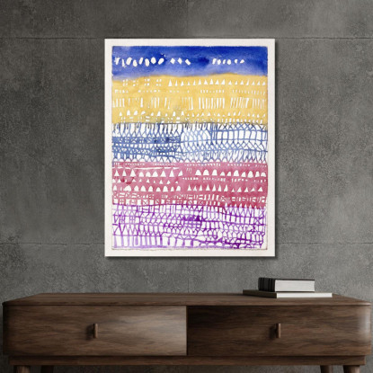 Vecchia Città Paul Klee pkl57 quadro stampato su tela