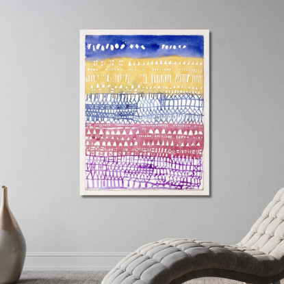 Vecchia Città Paul Klee pkl57 quadro stampato su tela