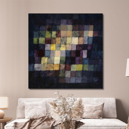 Vecchio Suono Paul Klee pkl58 quadro stampato su tela