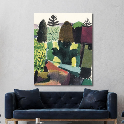 Parco Paul Klee pkl59 quadro stampato su tela